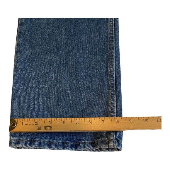 Vintage Lee 38X29 Regular Fit Blue Jeans Classic Quality Heavy Denim Med Wash - Picture 14 of 14